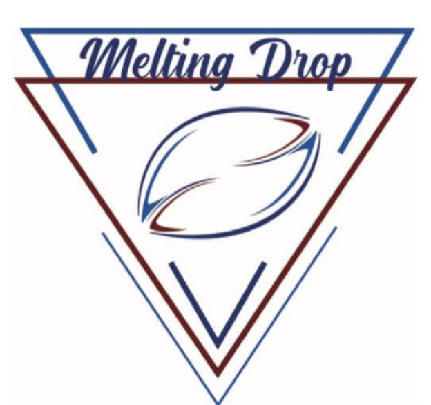 logo melting drop